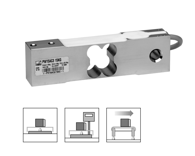 PW15AC3/7.5kg_PW15AC3/100kg德國(guó)HBM稱重傳感器